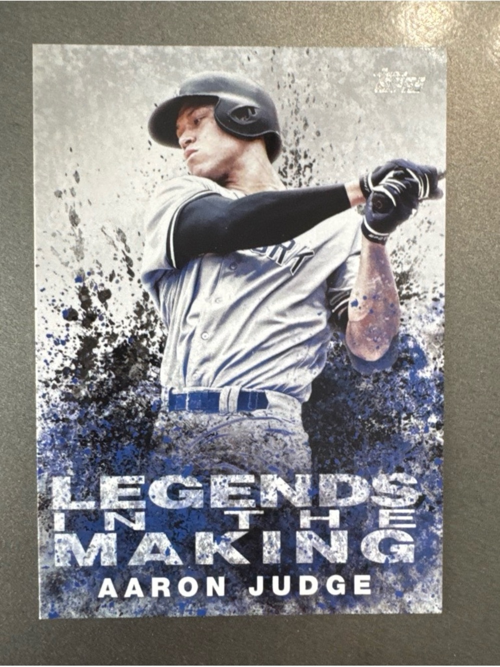 Topps Aaron Judge Baseball Card - Blue, Black, White